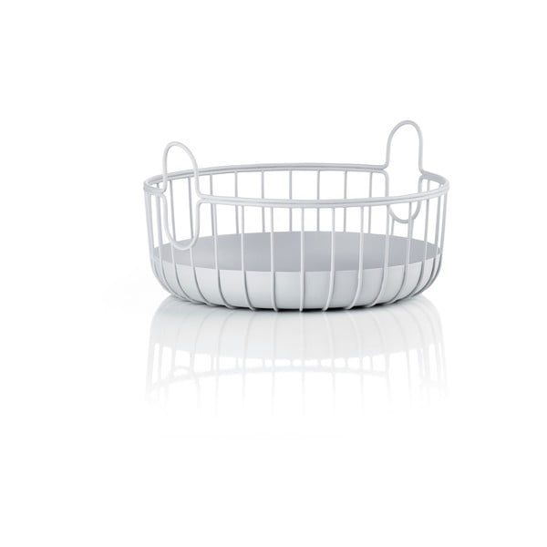 Metalowy koszyk druciany ø 22x8 cm Inu – Zone-image-1