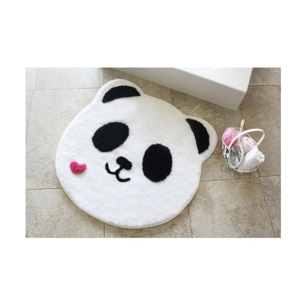 Dywanik łazienkowy Panda Shape, Ø 90 cm