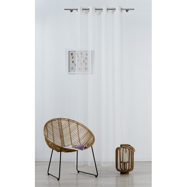 Biała firanka 140x245 cm Miko – Mendola Fabrics-image-1