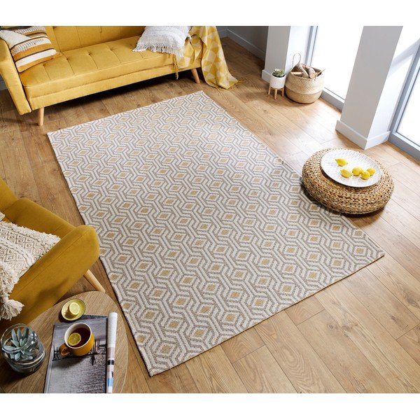 Beżowo-żółty dywan bawełniany Flair Rugs Bombax, 192x290 cm-image-4