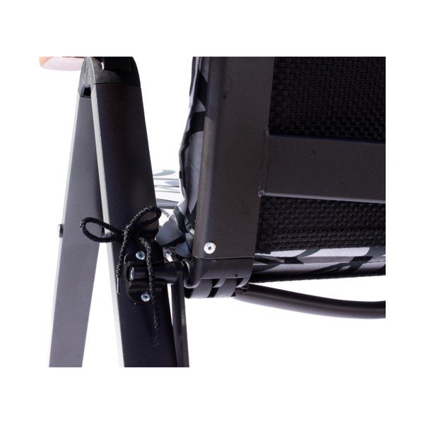 Czarny metalowy fotel ogrodowy Ass Comfort – Sun Garden-image-2