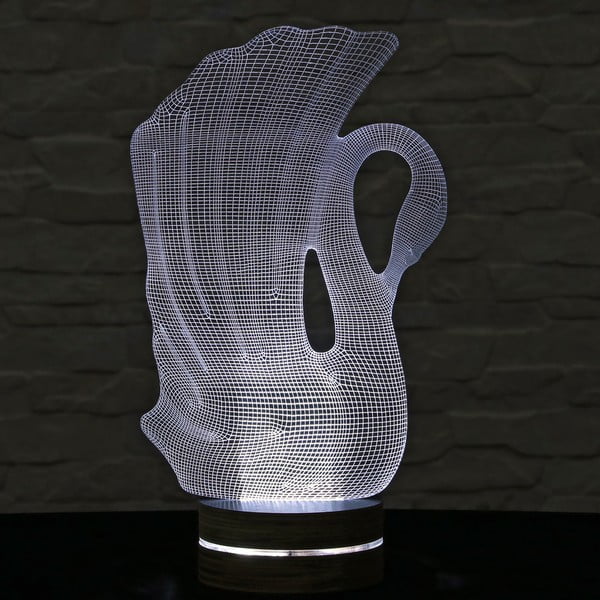 Lampa 3D stołowa Swan