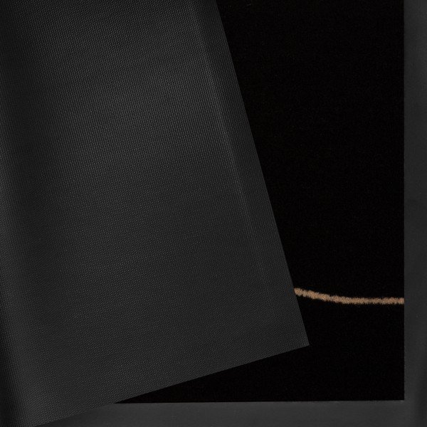 Czarna wycieraczka NORTHRUGS Welcome, 45x75 cm-image-1