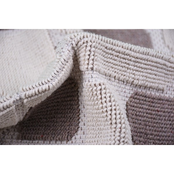 Beżowy bawełniany dywan Vitaus Mozaik, 60x90 cm-image-3