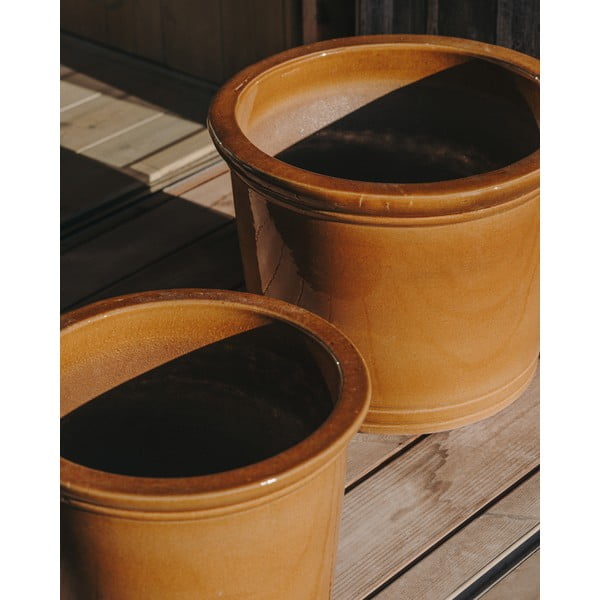 Terakotowe doniczki zestaw 2 szt. ø 47 cm Presili – Kave Home-image-2