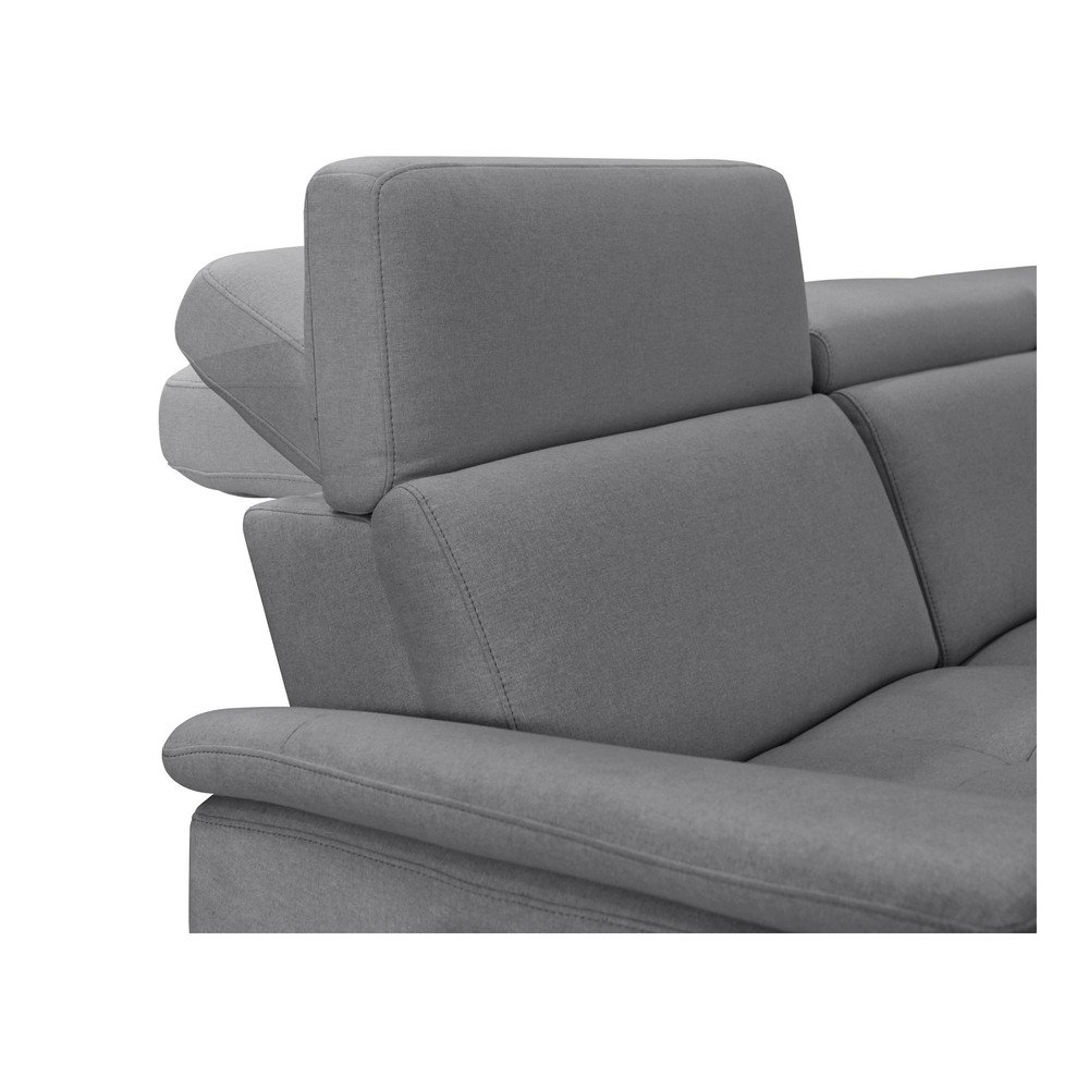 Szara skórzana sofa 211 cm Pareli – Støraa (zdjęcie 11)