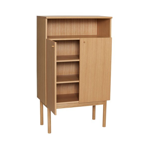 Szafka w dekorze dębu w naturalnym kolorze 80x135x42 cm Ulterior – Hübsch-image-3