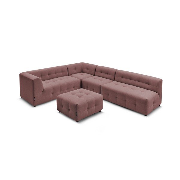 Ciemnoróżowy narożnik (lewostronny) Kleber – Bobochic Paris-image-4