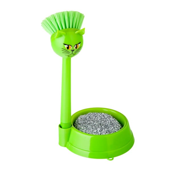 Zestaw do mycia naczyń Vigar Green Cat