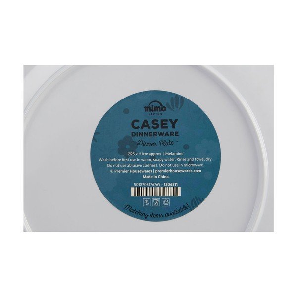 Kolorowy talerz w kwiaty Premier Housewares Casey, ⌀ 25 cm-image-2