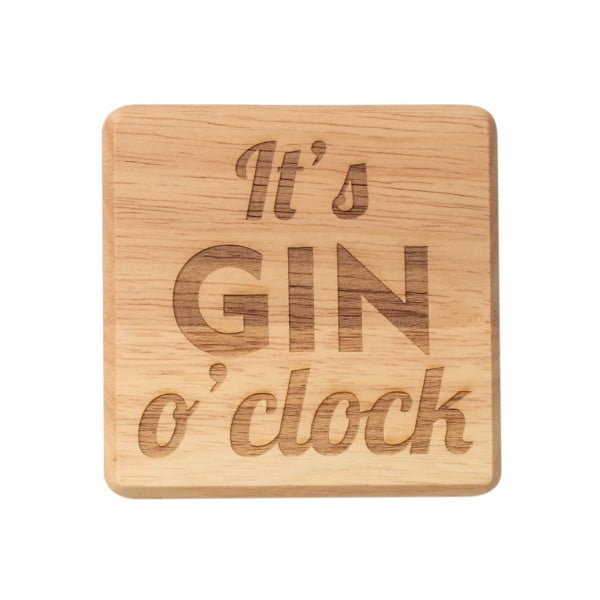 Podkładka z drewna egzotycznego T&G Woodware It's Gin O'Clock