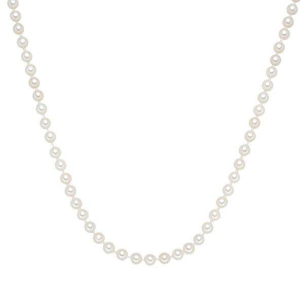 Perłowy naszyjnik Muschel, białe perły 6 mm, długość 50 cm