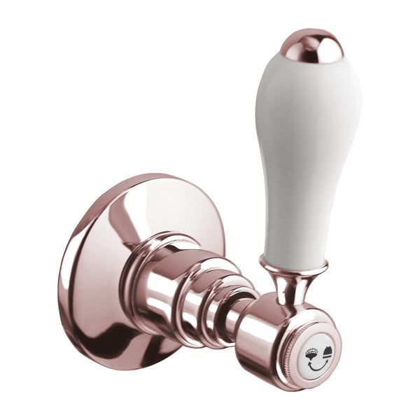 Różowy podtynkowy przełącznik do baterii wannowej Antea – Sapho