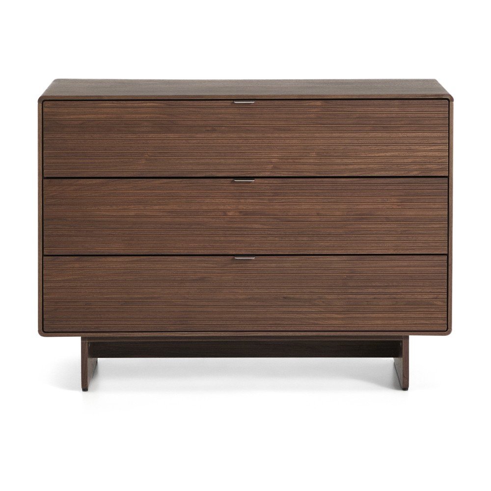 Komoda w dekorze orzecha w ciemnym naturalnym kolorze 101x75x50 cm Norlen – Kave Home (zdjęcie 4)