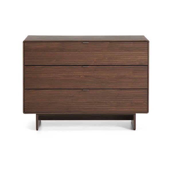 Komoda w dekorze orzecha w ciemnym naturalnym kolorze 101x75x50 cm Norlen – Kave Home-image-3
