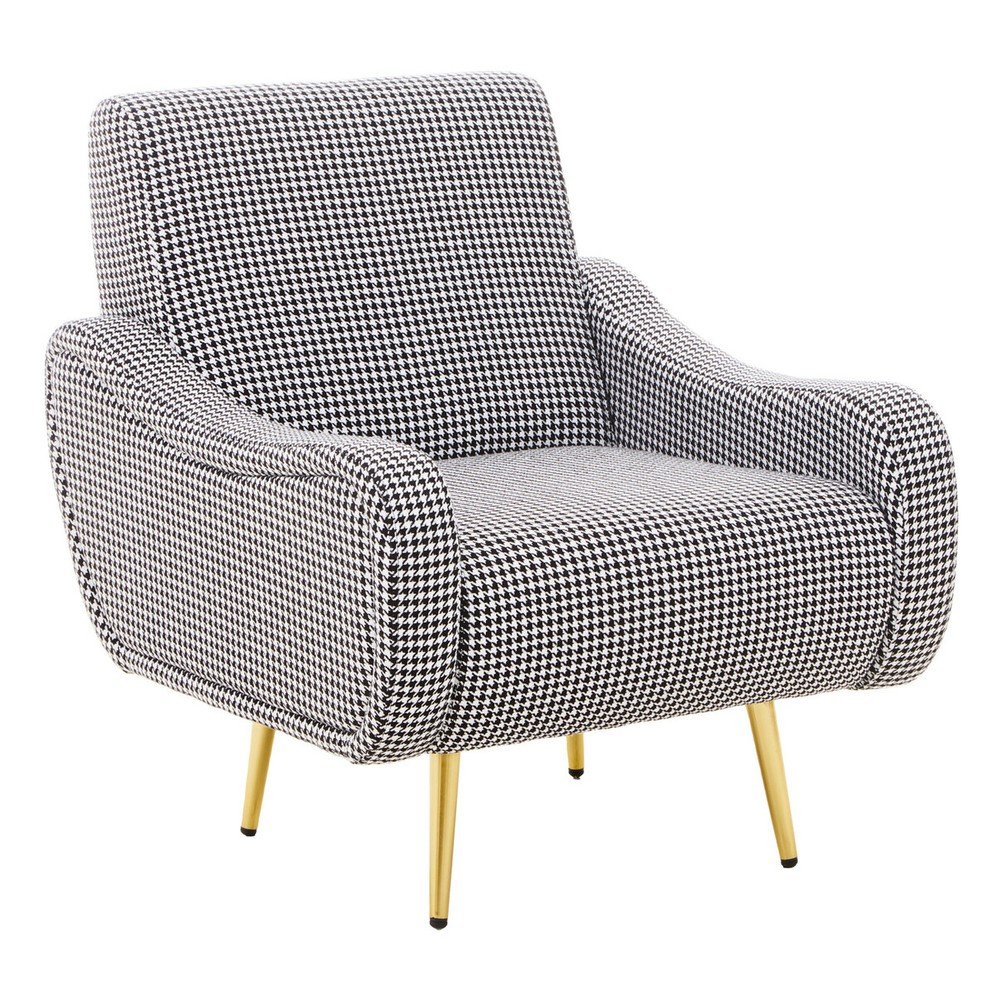 Czarno-biały fotel Holli – Premier Housewares