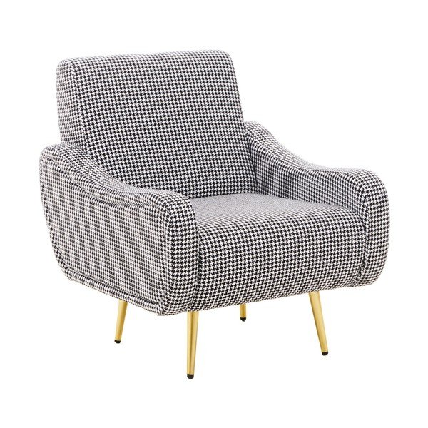 Czarno-biały fotel Holli – Premier Housewares