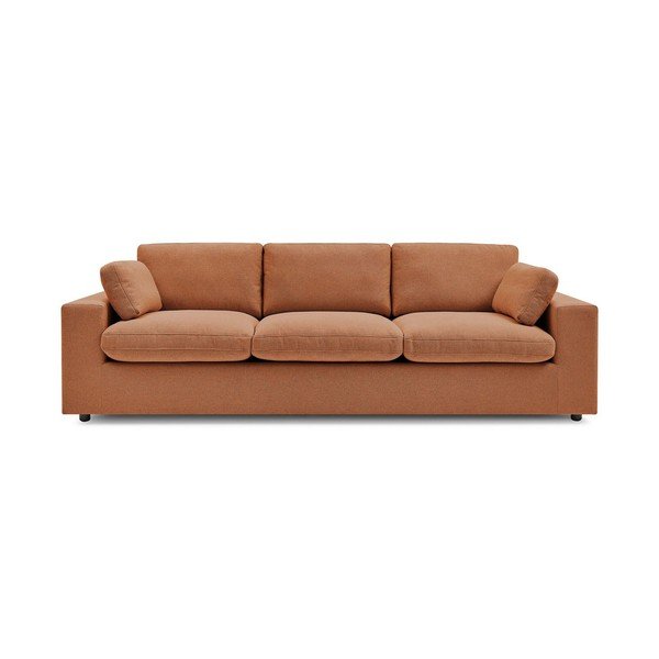 Pomarańczowa sofa 250 cm Belair – Bobochic Paris
