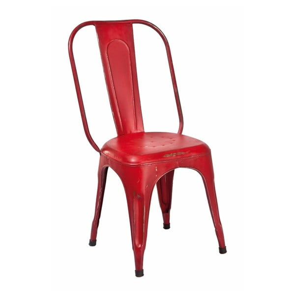 Zestaw 4 czerwonych krzeseł 13Casa Industry