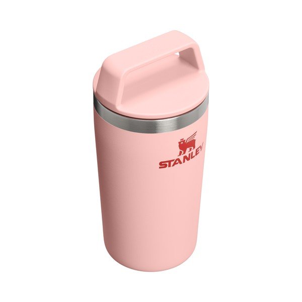 Brzoskwiniowy kubek termiczny ze stali nierdzewnej 350 ml Café-To-Go Travel Mug Peach Rose – Stanley-image-3