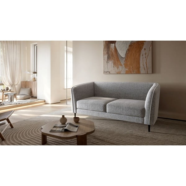 Jasnoszara sofa 160 cm Galbe – Ghado-image-1