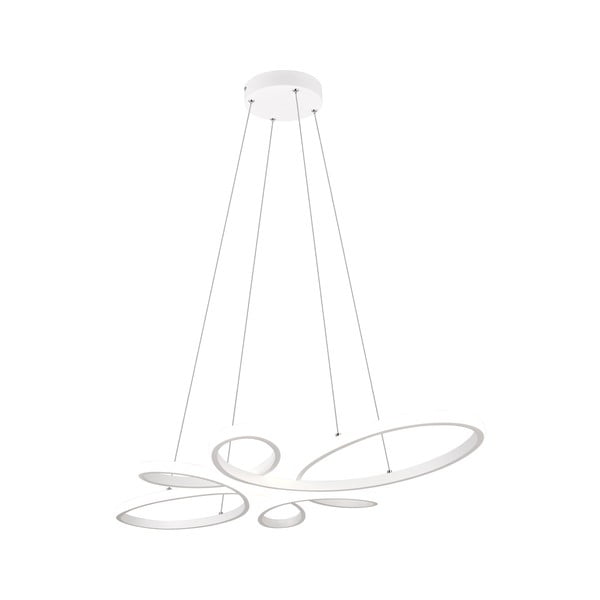 Biała lampa wisząca LED Fly – Trio