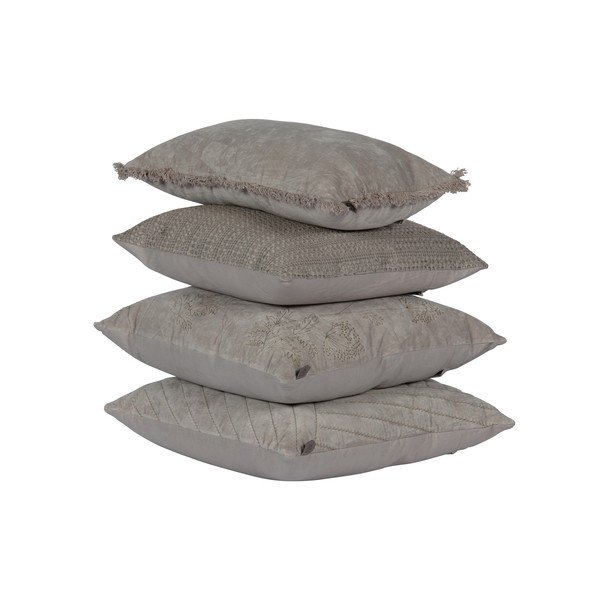 Beżowa poduszka dekoracyjna BePureHome Velvet Nougat, 50x50 cm-image-1