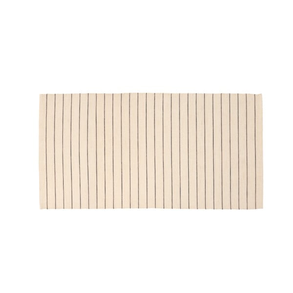 Beżowy dywan z mieszanki bawełny 75x150 cm Line – Södahl