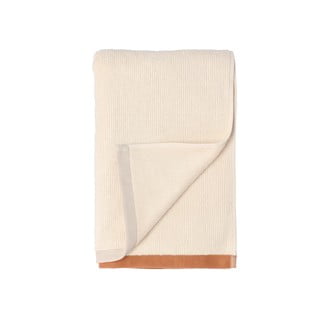 Brązowo-beżowy bawełniany ręcznik kąpielowy 70x140 cm Contrast – Södahl