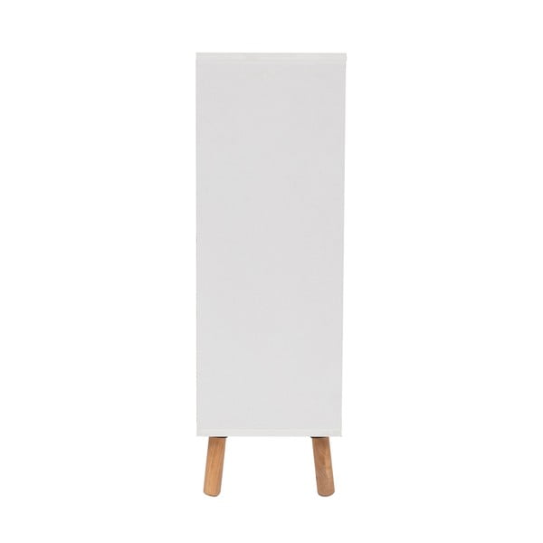 Biała szafka 95x111 cm Multilux – Kalune Design-image-4