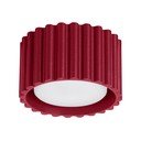 Bordowa metalowa lampa punktowa ø 10 cm Zora – Sollux