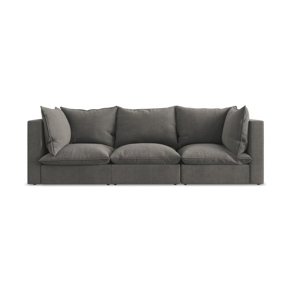 Ciemnoszara sofa 255 cm Manao – Makamii
