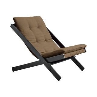 Fotel rozkładany Karup Design Boogie Black/Mocca