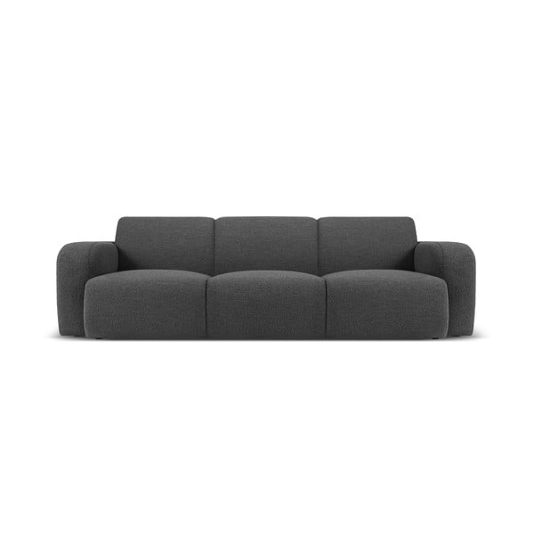 Ciemnoszara sofa z materiału bouclé 235 cm Molino – Micadoni Home