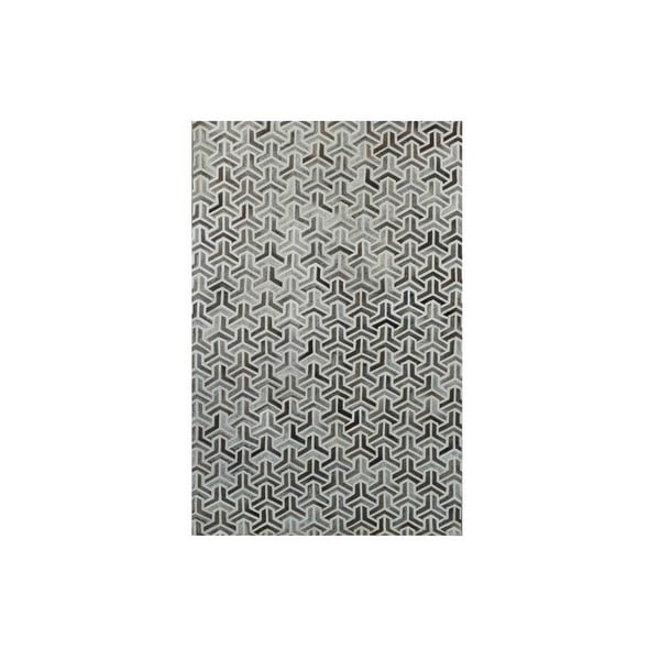 Dywan skórzany Bolzano Grey, 140x200 cm