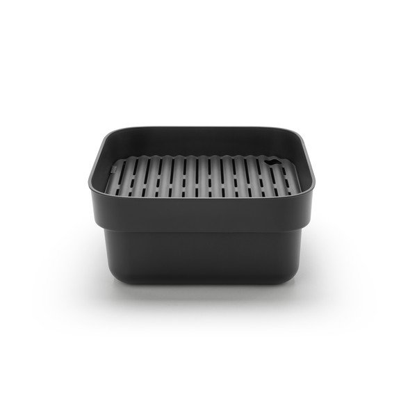 Ciemnoszara plastikowa miska do mycia naczyń z ociekaczem SinkSide – Brabantia