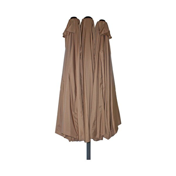 Szary parasol ogrodowy 265x460 cm – Garden Pleasure-image-2