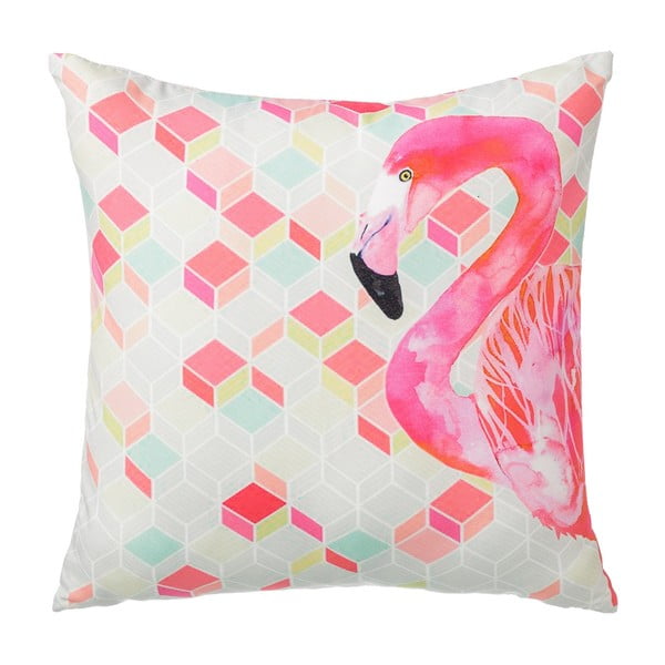 Poduszka Half Flamingo, 45x45 cm