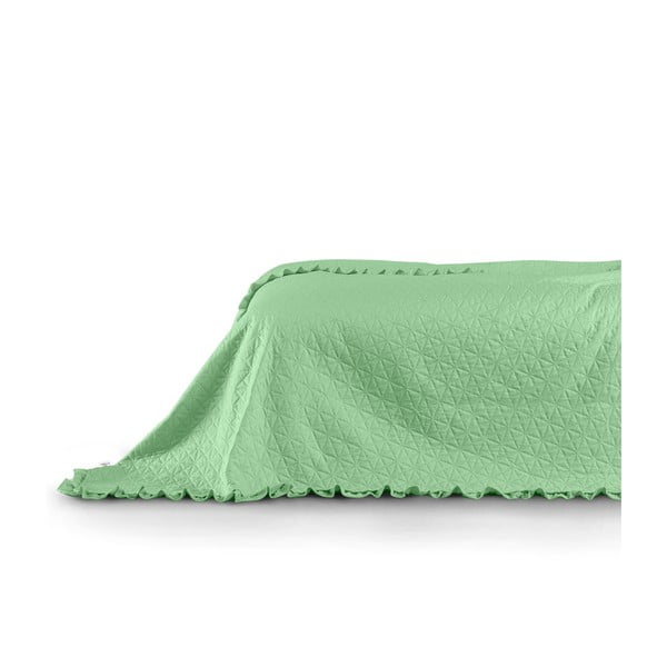Zielona narzuta AmeliaHome Tilia Mint, 260x240 cm