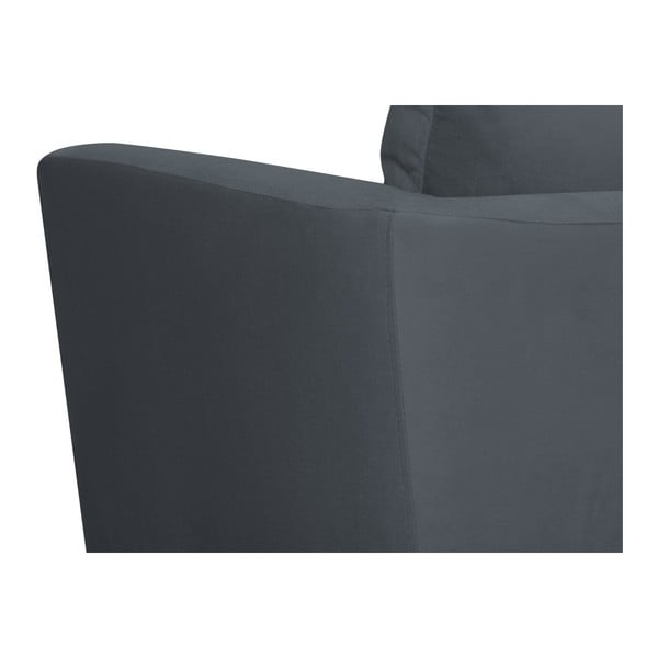 Ciemnoszary fotel Mazzini Sofas Elena-image-3