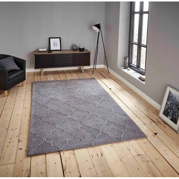 Szary dywan Think Rugs Hong Kong Puro, 150x230 cm-image-1