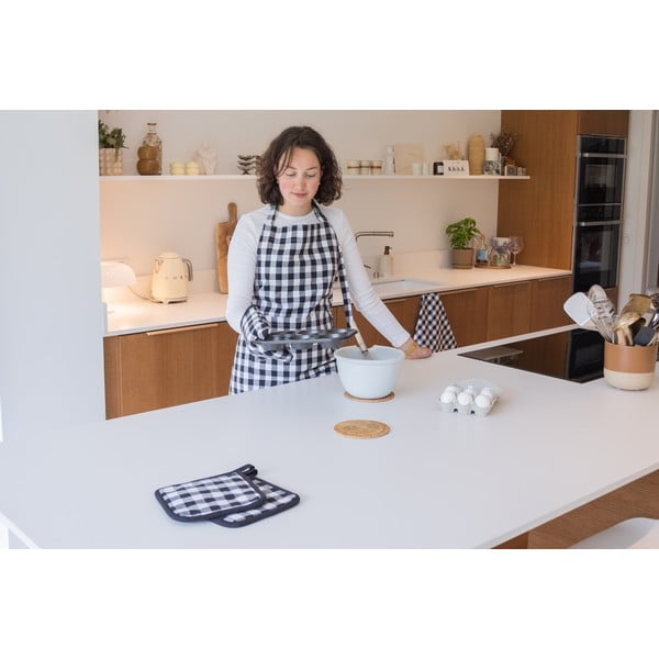 Bawełniany fartuch Gingham – Tiseco Home Studio-image-1