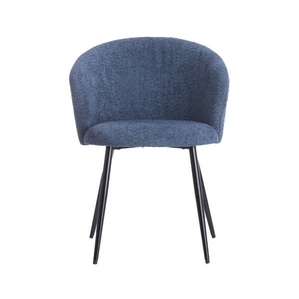 Niebieskie metalowe fotele jadalniane zestaw 2 szt. Radaja – Light & Living-image-2