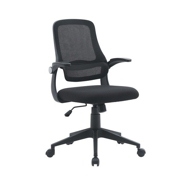 Czarne tapicerowane krzesło biurowe Gilmore – Yes Everyday