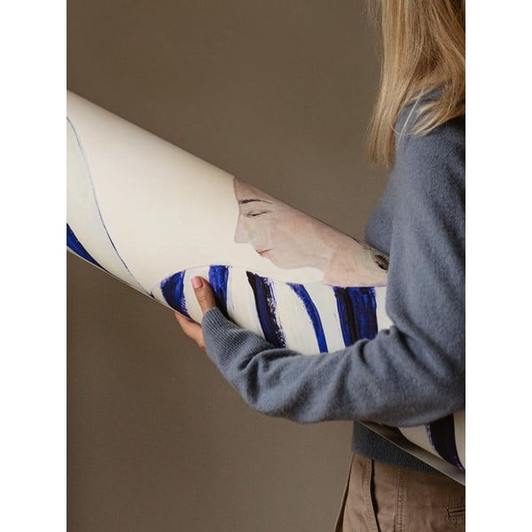 Plakat 50x70 cm Blue Stripe at Concorde – Sofia Lind – The Poster Club-image-4