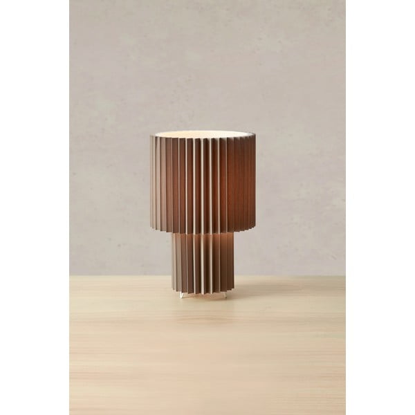 Szara lampa stołowa z tekstylnym kloszem (wysokość 32 cm) Catis – Markslöjd-image-2