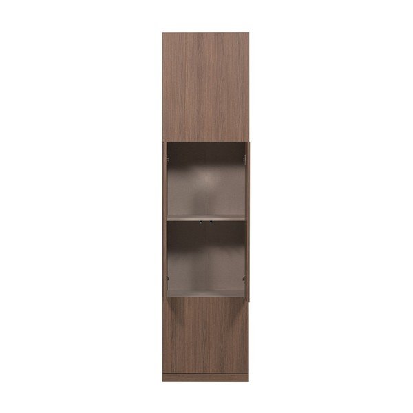 Szafka modułowa w ciemnym naturalnym kolorze 54x215 cm Build – WOOOD
