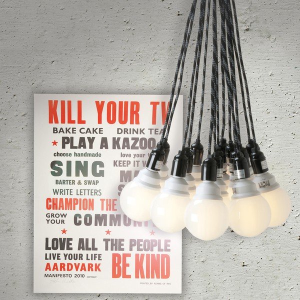 Czarna lampa wisząca Leitmotiv Bundle Light-image-1