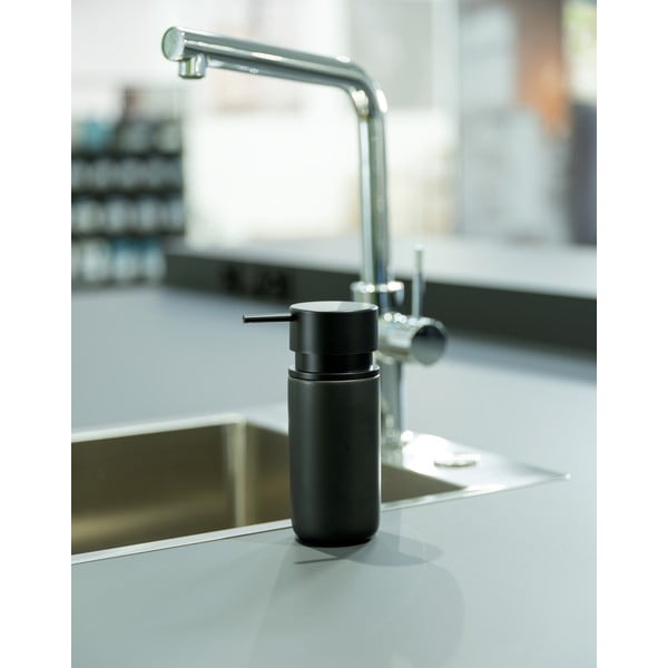 Czarny ceramiczny dozownik do mydła Wenko Black Outdoor Kitchen Silo-image-1
