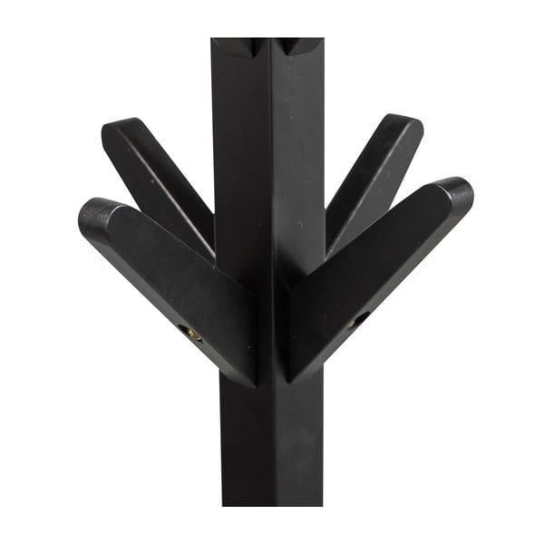 Czarny wieszak z litego drewna brzozowego Studio – WOOOD-image-3